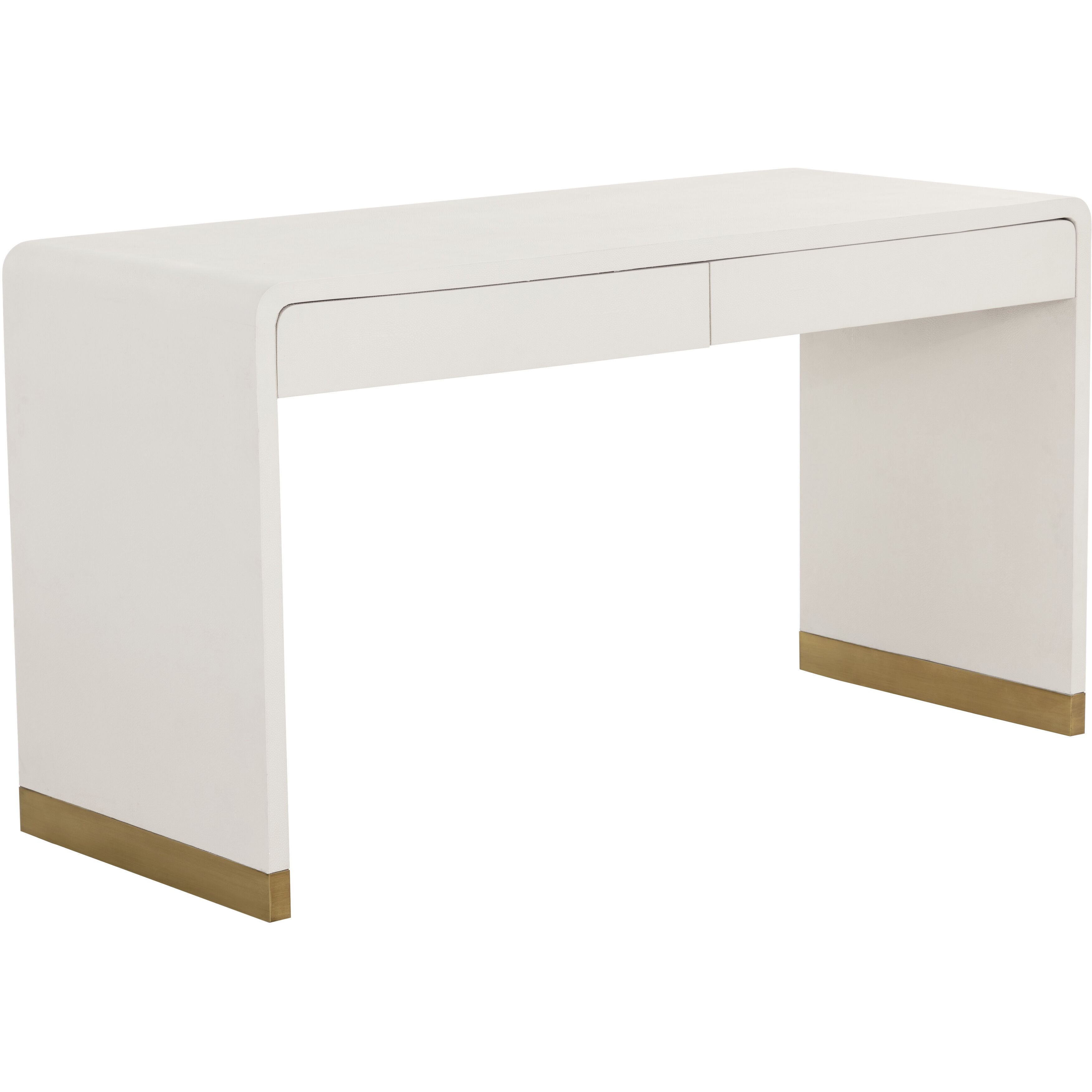 Ilona 55 X 22 inch Oyster Shagreen Desk